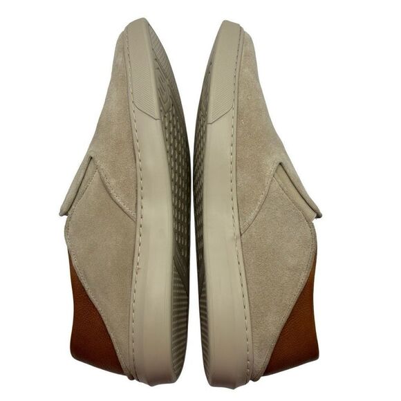 Kenneth Cole Liam Suede Slip-On Sneaker Khaki/Brown Men’s Size 12 - Picture 6 of 10